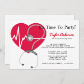 Aankondiging van het Afstuderen van de Stethoscoop (Voorkant / Achterkant)