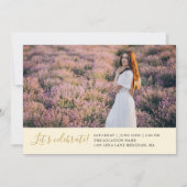 Aankondiging van het Afstuderen van Elegant Beige (Achterkant)