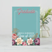 Aankondiging van het Afstuderen van Floral Boho me (Staand voorkant)