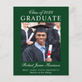 Aankondiging van het Afstuderen van het Groene Beg (Voorkant)