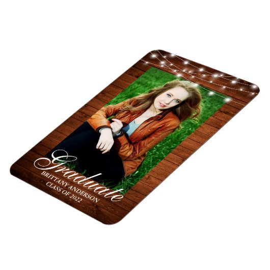 Aankondiging van het Afstuderen van het Hout Strin Magneet (Linkerzijde)