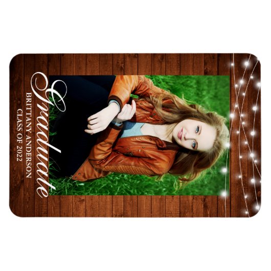 Aankondiging van het Afstuderen van het Hout Strin Magneet (Horizontaal)