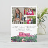 Aankondiging van het Afstuderen van het noordelijk (Staand voorkant)