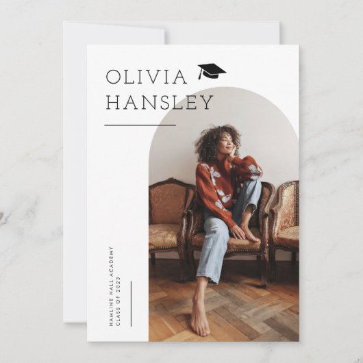 Aankondiging van het Afstuderen White Arch afstude (Voorkant)