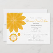 Aankondiging van het Gold Bohemian Floral Afstuder (Achterkant)