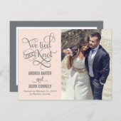 Aankondiging van het huwelijk van de edele Knot - (Voorkant / Achterkant)