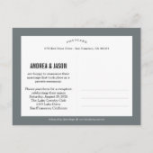 Aankondiging van het huwelijk van de edele Knot - (Achterkant)