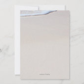 Aankondiging van het huwelijk van kustbewoners met (Achterkant)