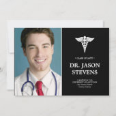 Aankondiging van het medisch Afstuderen van Caduce (Voorkant)