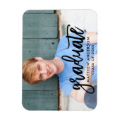 Aankondiging van het moderne Afstuderen penseelscr Magneet (Verticaal)