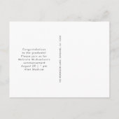 Aankondiging van het moderne Afstuderen van de Fot (Achterkant)