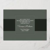 Aankondiging van het moderne Elegant Afstuderen vo (Achterkant)