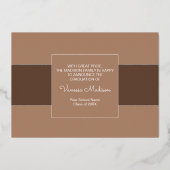 Aankondiging van het moderne Elegant Afstuderen vo (Achterkant)