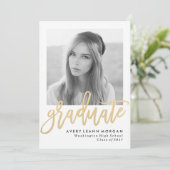 Aankondiging van het moderne Luxe Afstuderen in Go (Staand voorkant)