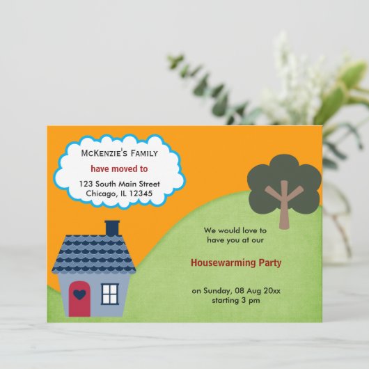 Aankondiging van het Open House (Staand voorkant)