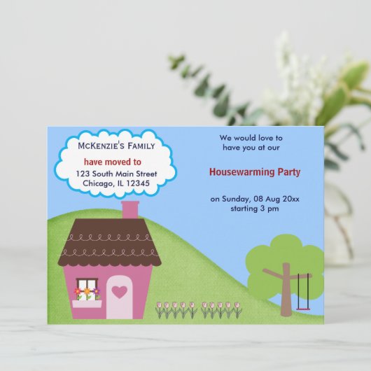 Aankondiging van het Open House (Staand voorkant)