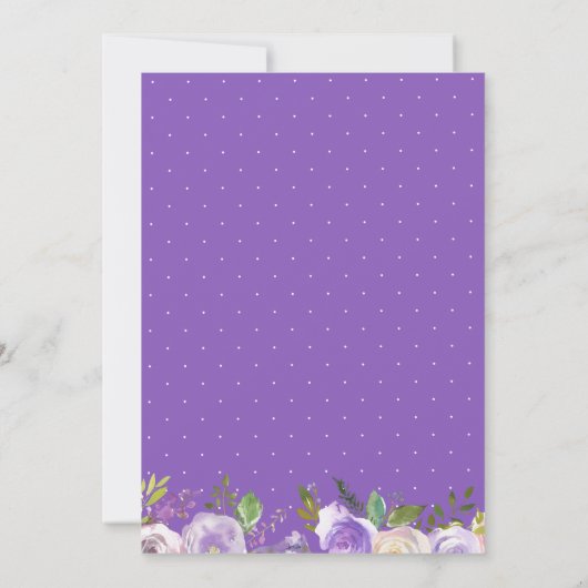 Aankondiging van het Paarse en witte Verloving (Achterkant)