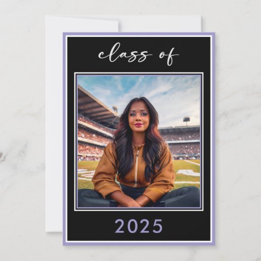 Aankondiging van het Paarse Script Afstuderen (Achterkant)