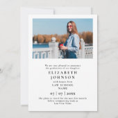 Aankondiging van het Photo Script Law School Afstu (Achterkant)