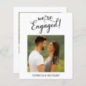 Aankondiging van het Verloving van de begroting en (Voorkant / Achterkant)