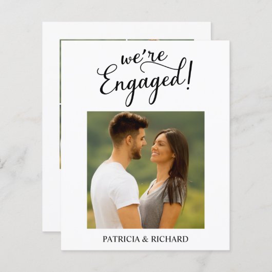 Aankondiging van het Verloving van de begroting en (Voorkant / Achterkant)