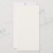 Aankondiging van het verloving van het moderne fot (Achterkant)