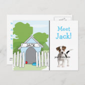 Aankondiging van honden - Jongen (Voorkant / Achterkant)