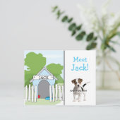 Aankondiging van honden - Jongen (Staand voorkant)