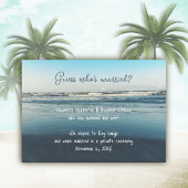 Aankondiging van huwelijk tussen privé-bruiloft en