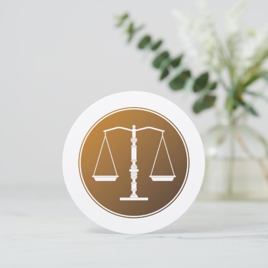 Aankondiging van inleiding rechtspraktijk (Staand voorkant)