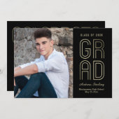 Aankondiging van klasseaankondigingen Afstuderen (Voorkant / Achterkant)