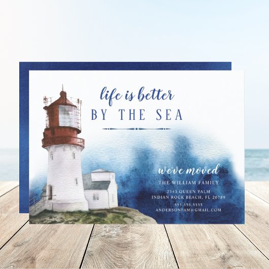 Aankondiging van kustvuurtoren