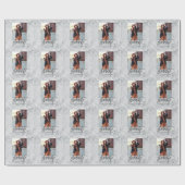 Aankondiging van MARBLE AND ROOS GOLD AFSTUDEREN Cadeaupapier (Vlak)