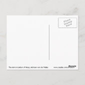 Aankondiging van Mary, Velde Briefkaart (Achterkant)
