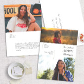 Aankondiging van modern Afstuderen voor foto's en 