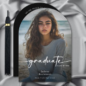 Aankondiging van Modern Photo Script Afstuderen Ar