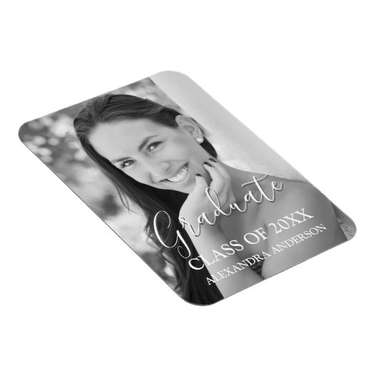 Aankondiging van moderne Afstuderen foto's Magneet (Rechterzijde)