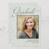 Aankondiging van moderner Afstuderen fotografie (Voorkant / Achterkant)