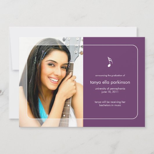 Aankondiging van Music Major Afstuderen (Voorkant)