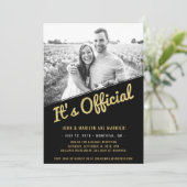 Aankondiging van ontvluchting en uitnodiging voor (Staand voorkant)