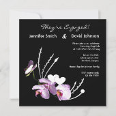 Aankondiging van Orchids Ikebana Emgagement (Voorkant)