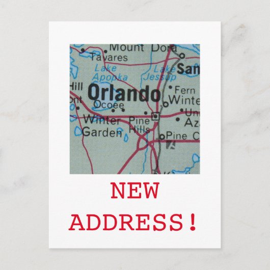 Aankondiging van Orlando New Address (Voorkant)