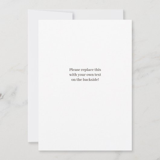 Aankondiging van pensionering (jouw tekst voor en  (Achterkant)