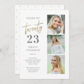 Aankondiging van Photo Booth-Afstuderen (Voorkant / Achterkant)