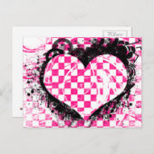 Aankondiging van punk Rock Love Wedding (Voorkant / Achterkant)