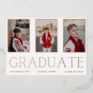 Aankondiging van Roos Gold Foil Foto's