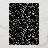 Aankondiging van Roos Gold Foil met scripts Afstud (Achterkant)