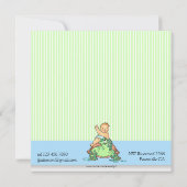 Aankondiging van schildpad Baby Birth (Achterkant)