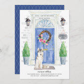 Aankondiging van Siberië Husky Front Moving Aankon (Voorkant / Achterkant)