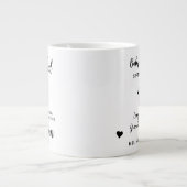 Aankondiging van speciale zwangerschapsverlof voor extra grote beker (Voorkant)